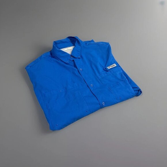 Columbia PFG Terminal Tackle Short Sleeve Fishing Vented Shirt XL - Picture 1 of 5